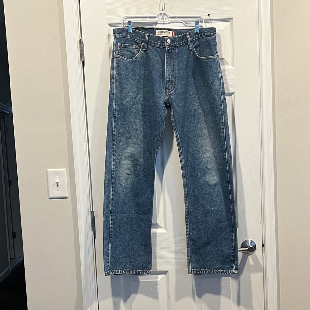 Classic Men's Straight Blue Jeans 505‎